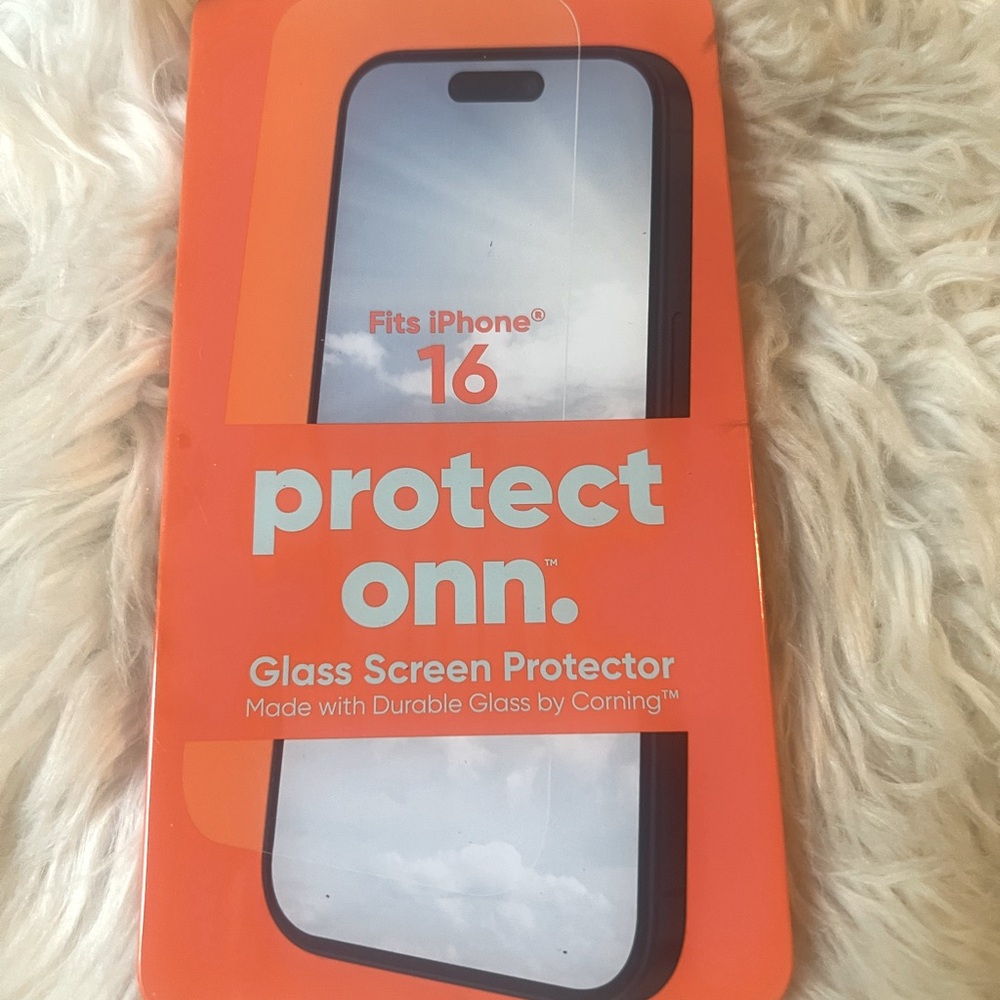 Protect Onn IPhone 16 & 16s Glass Screen Protector NIB
